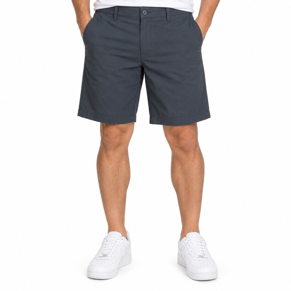 Banana Republic Mens Charcoal Gray Performance Chino Shorts Size 36 Stretch